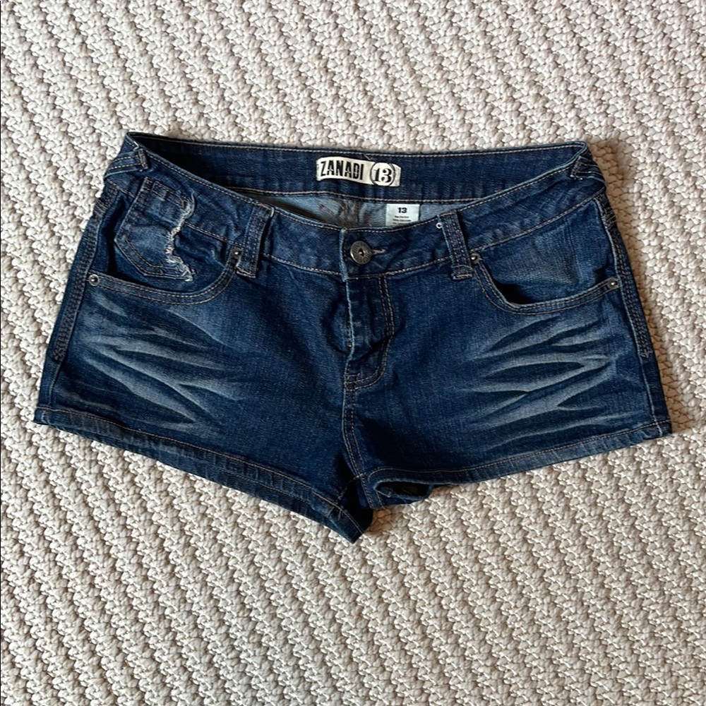 Zanadi Blue Jean Shorts Casual Summer Style